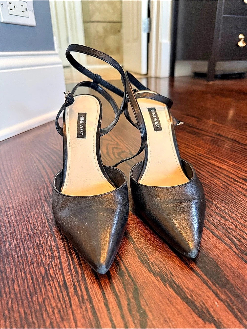 Nine West Folowe d'Orsay Pointy Toe Pumps Black